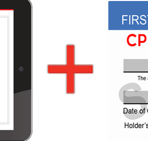 Sample American Red Cross BLS CPR Card Certification and First Aid Certification Card from CPR Certification